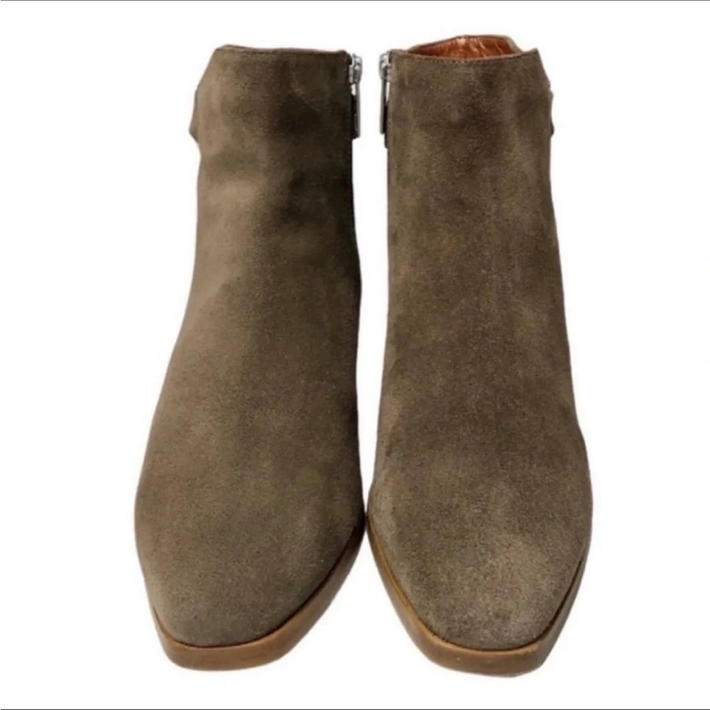 AQUATALIA Faria Suede Leather Weatherproof Booties sz 11